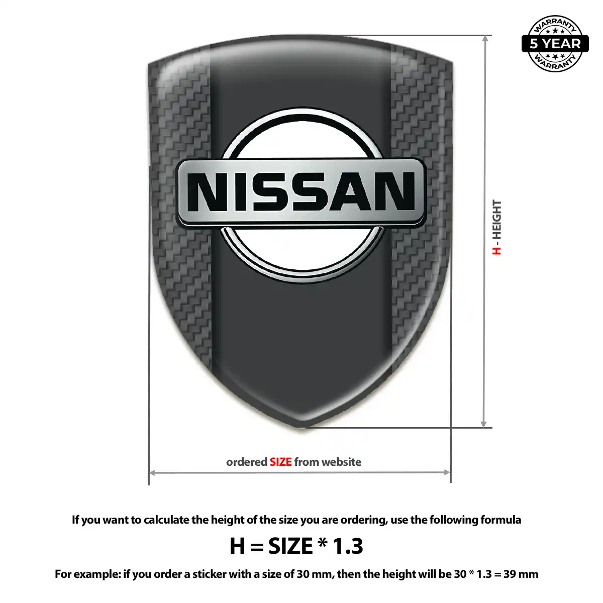 Nissan Domed Emblem Signature Grade