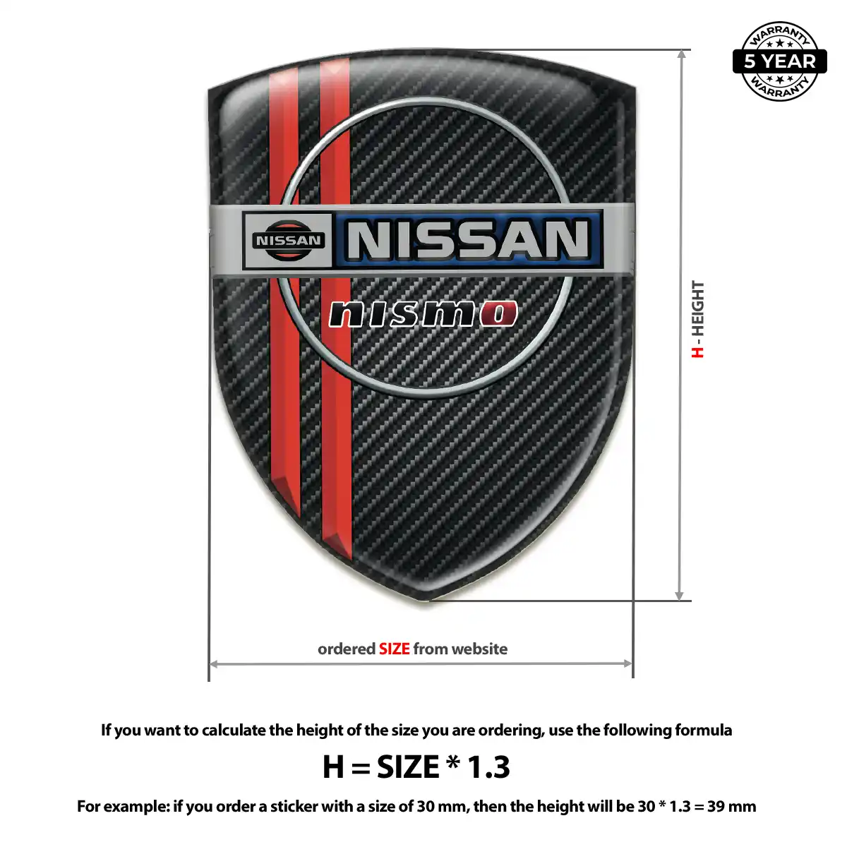 Nissan Domed Emblem Street Tuning