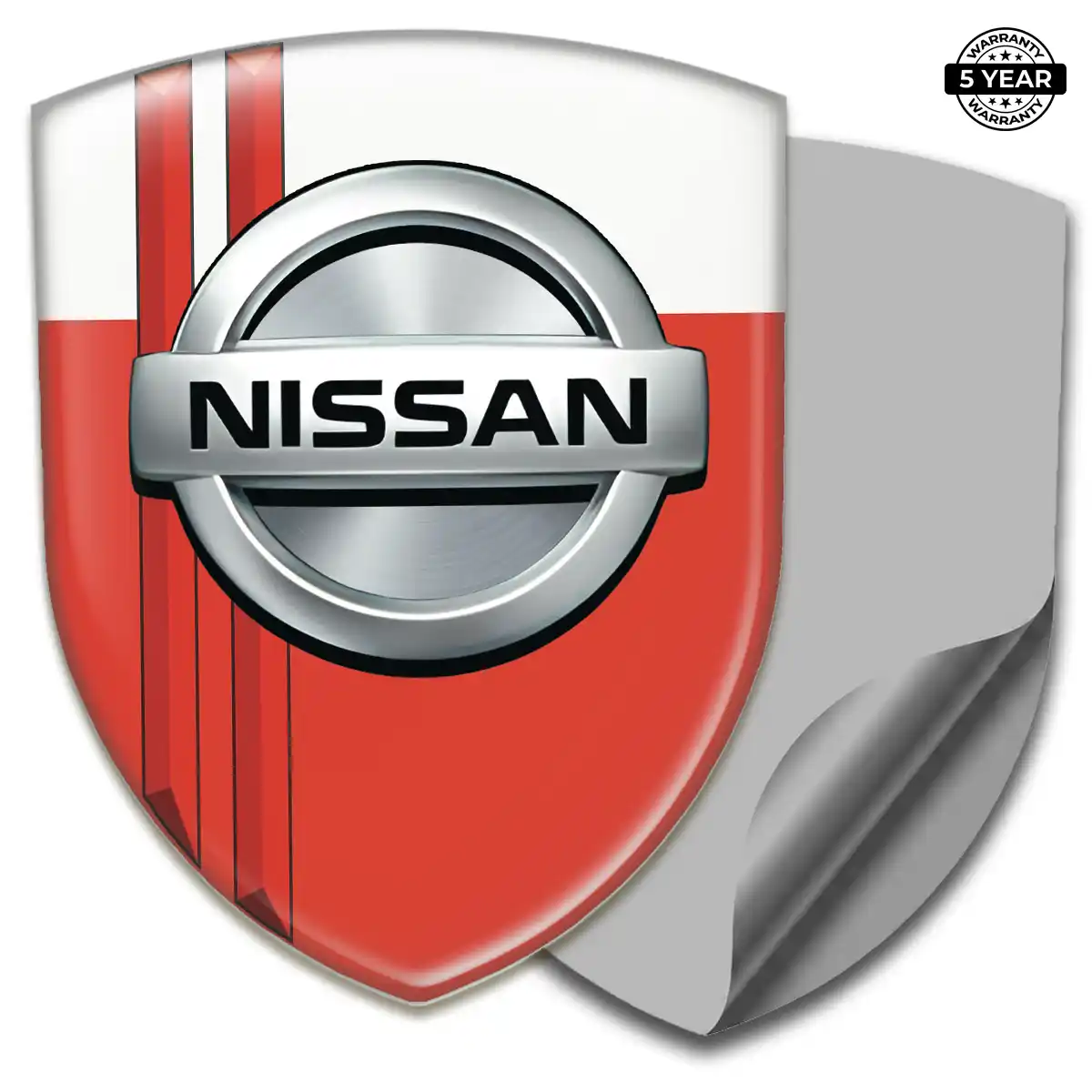 Nissan Domed Logo Decal Cabin Style