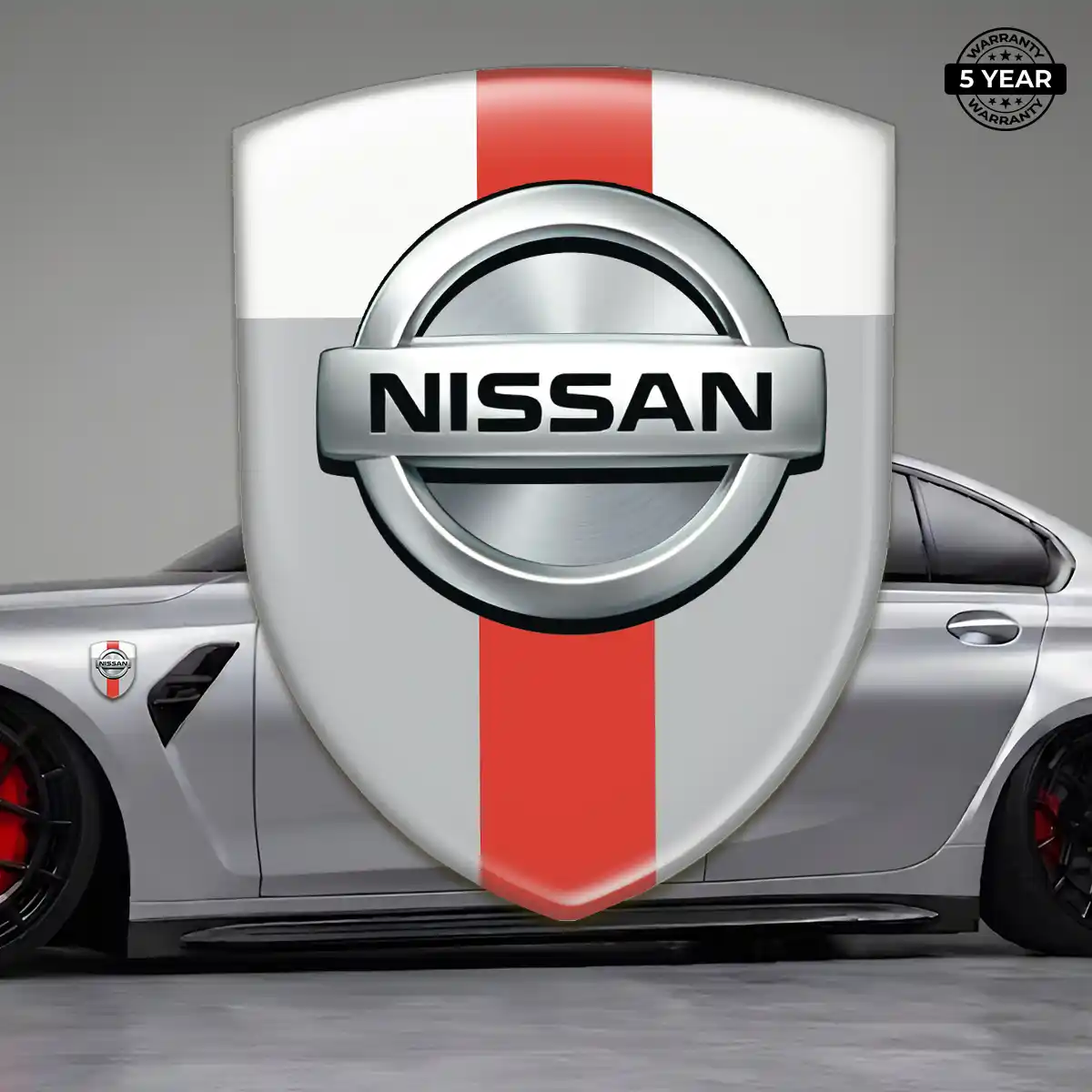 Nissan Domed Logo Decal Deluxe Edition