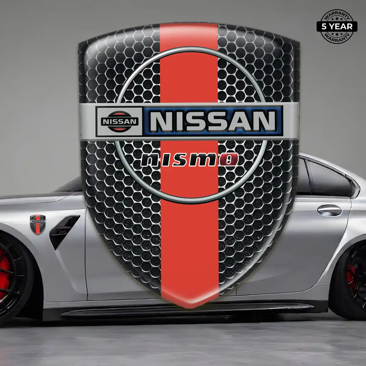 Nissan Domed Logo Decal Elite Finish