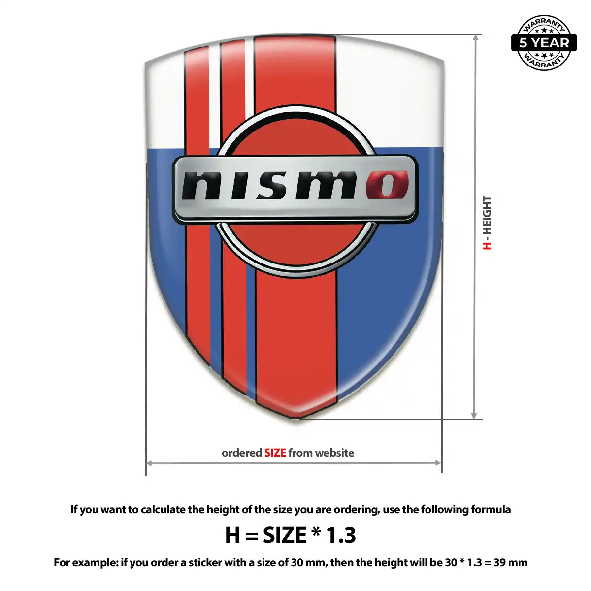 Nissan Domed Logo Decal Exclusive Series