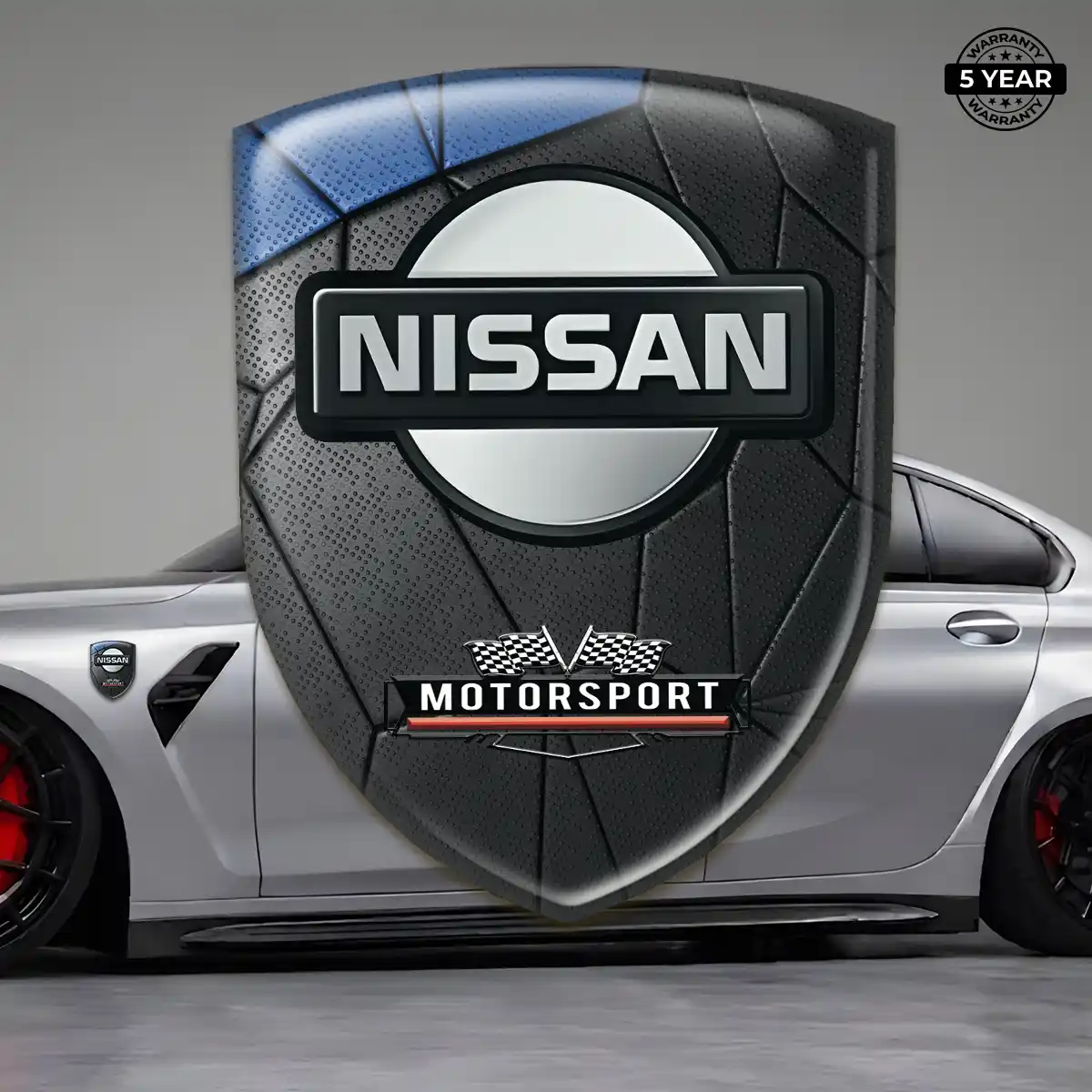 Nissan Domed Logo Decal Exterior Luxe