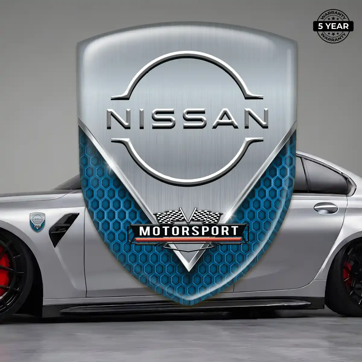 Nissan Domed Logo Decal Opulent Line