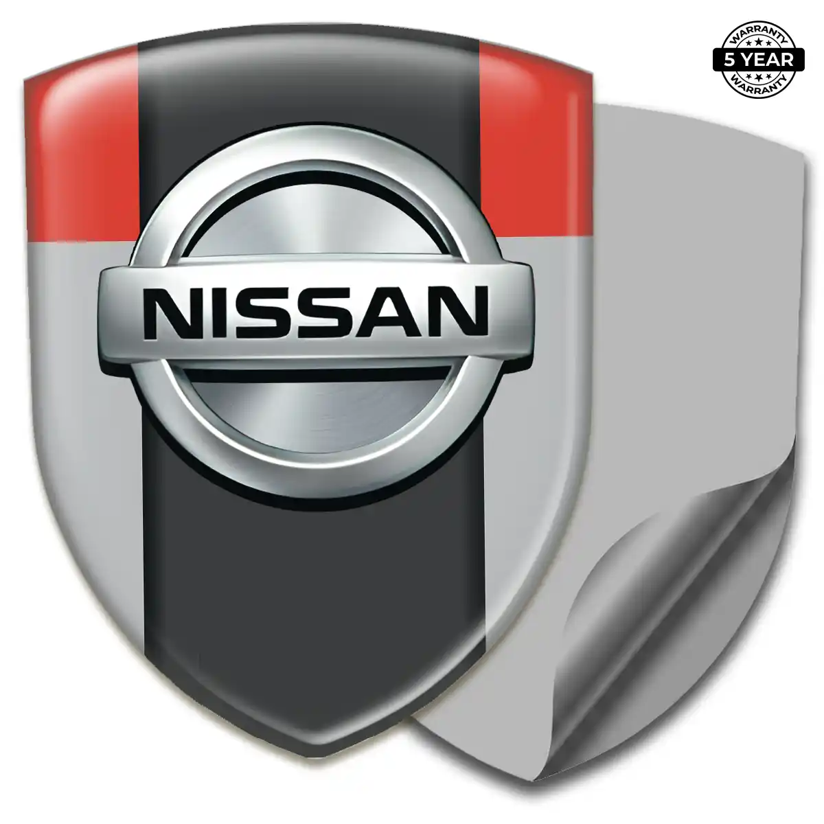 Nissan Domed Logo Decal Outer Style