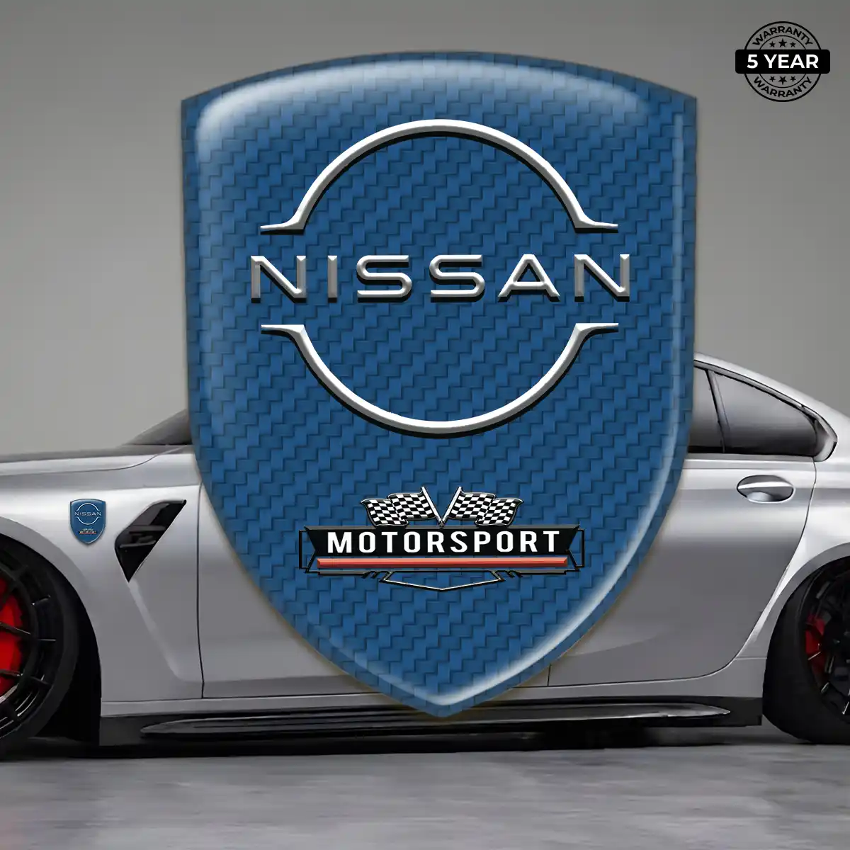 Nissan Domed Logo Decal Prestige Line