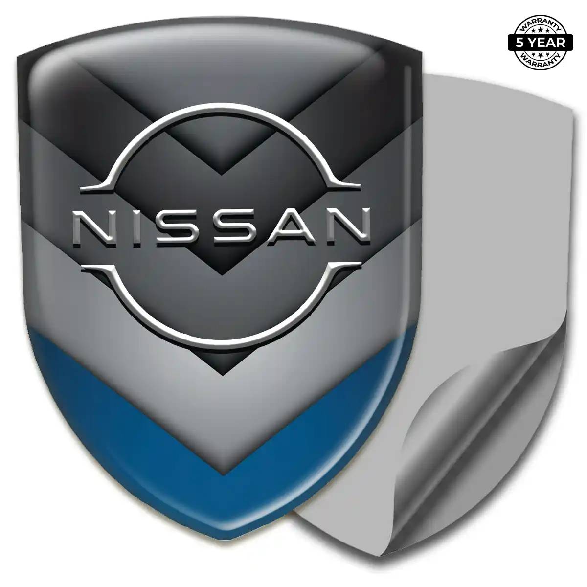 Nissan Domed Logo Decal Resin Luxe