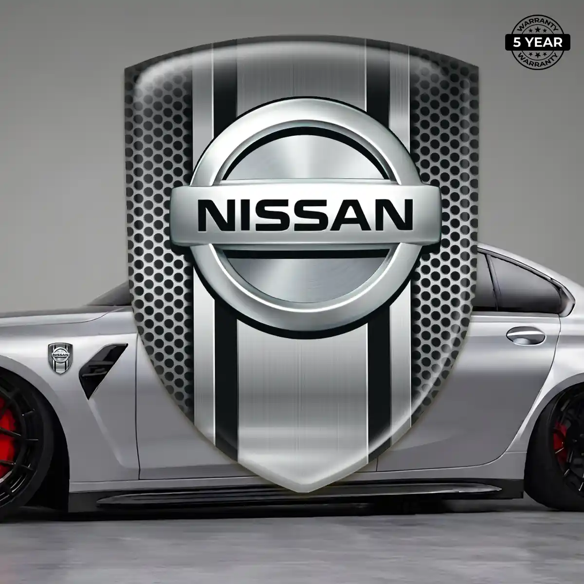 Nissan Domed Logo Decal Signature Grade