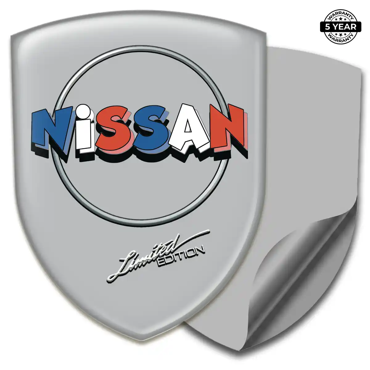 Nissan Domed Logo Decal Sleek Style
