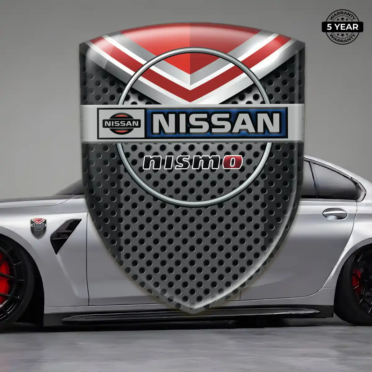Nissan Domed Logo Sticker Deluxe Edition