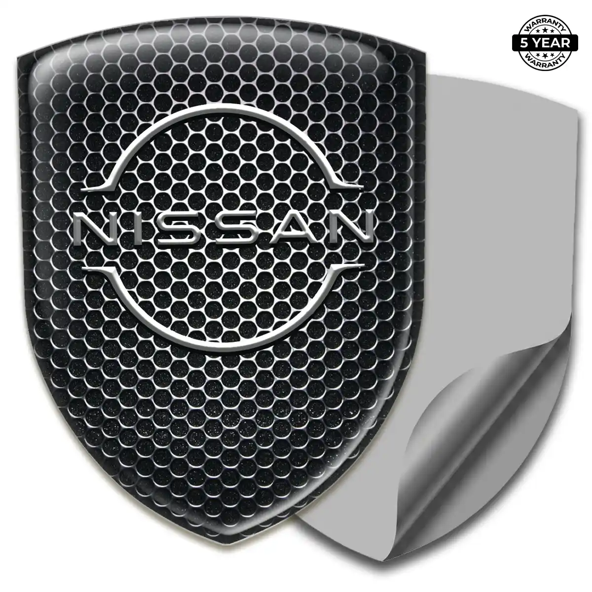Nissan Domed Logo Sticker Elite Finish