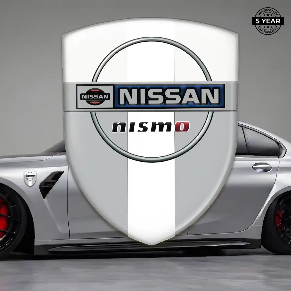 Nissan Domed Logo Sticker Exterior Luxe
