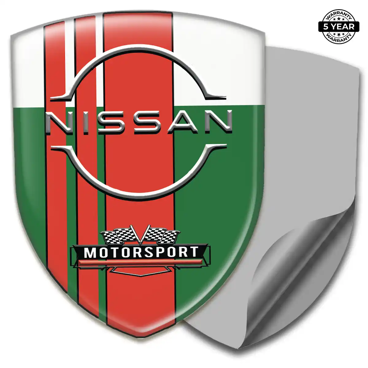 Nissan Domed Logo Sticker Interior Elegance