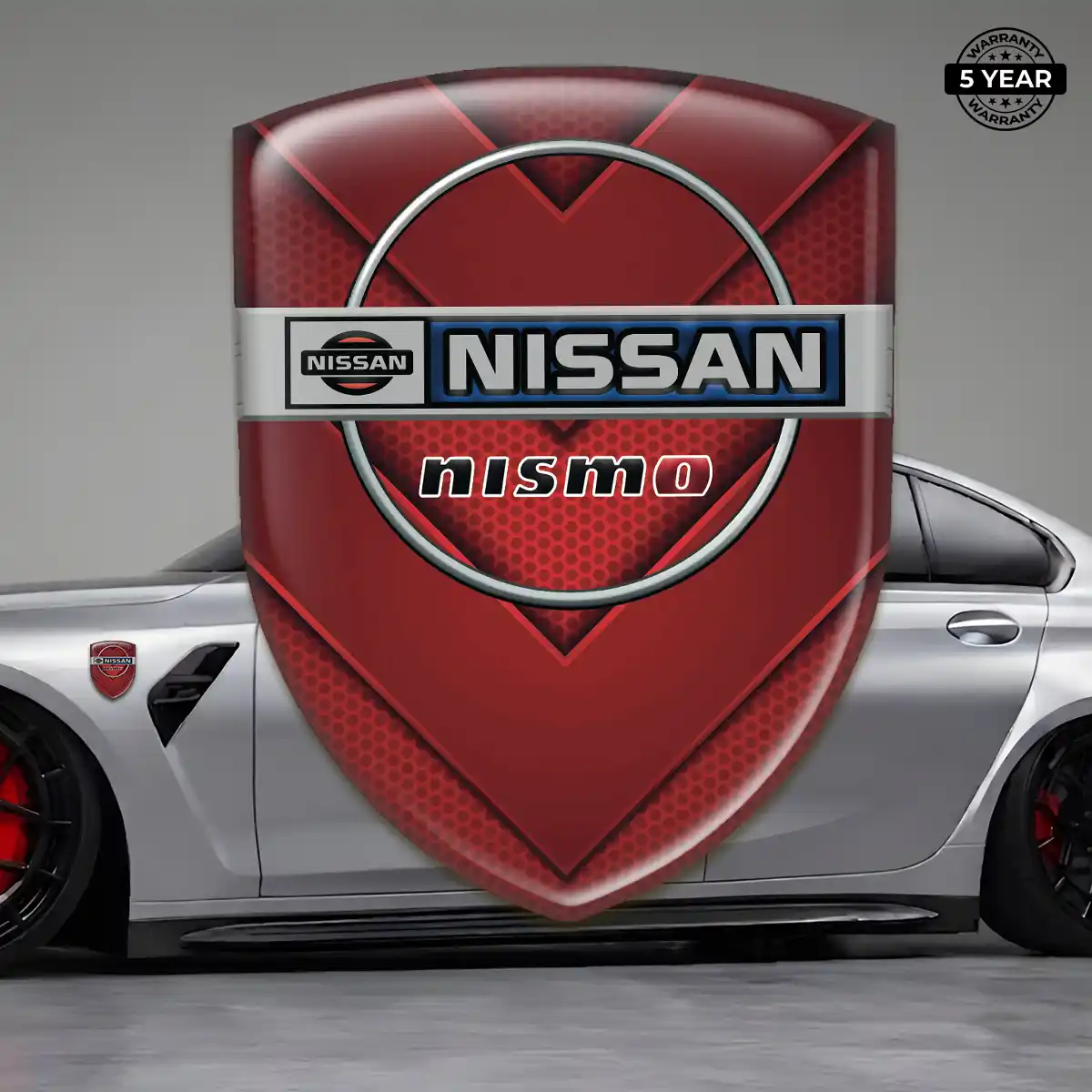 Nissan Domed Logo Sticker Interior Luxe