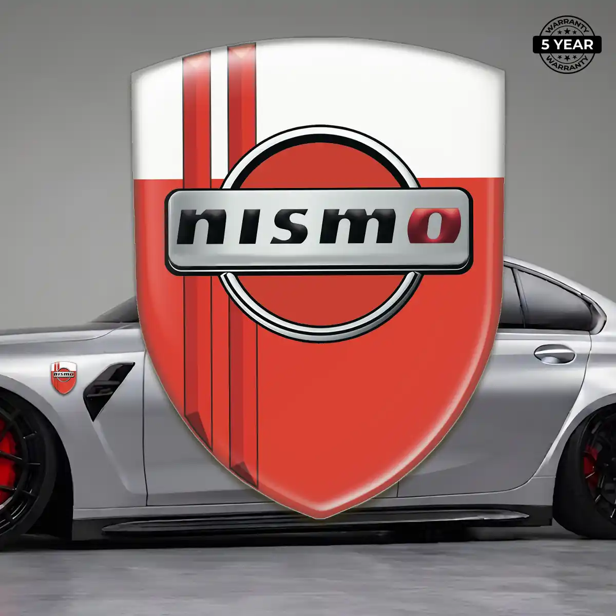 Nissan Domed Logo Sticker Outer Style