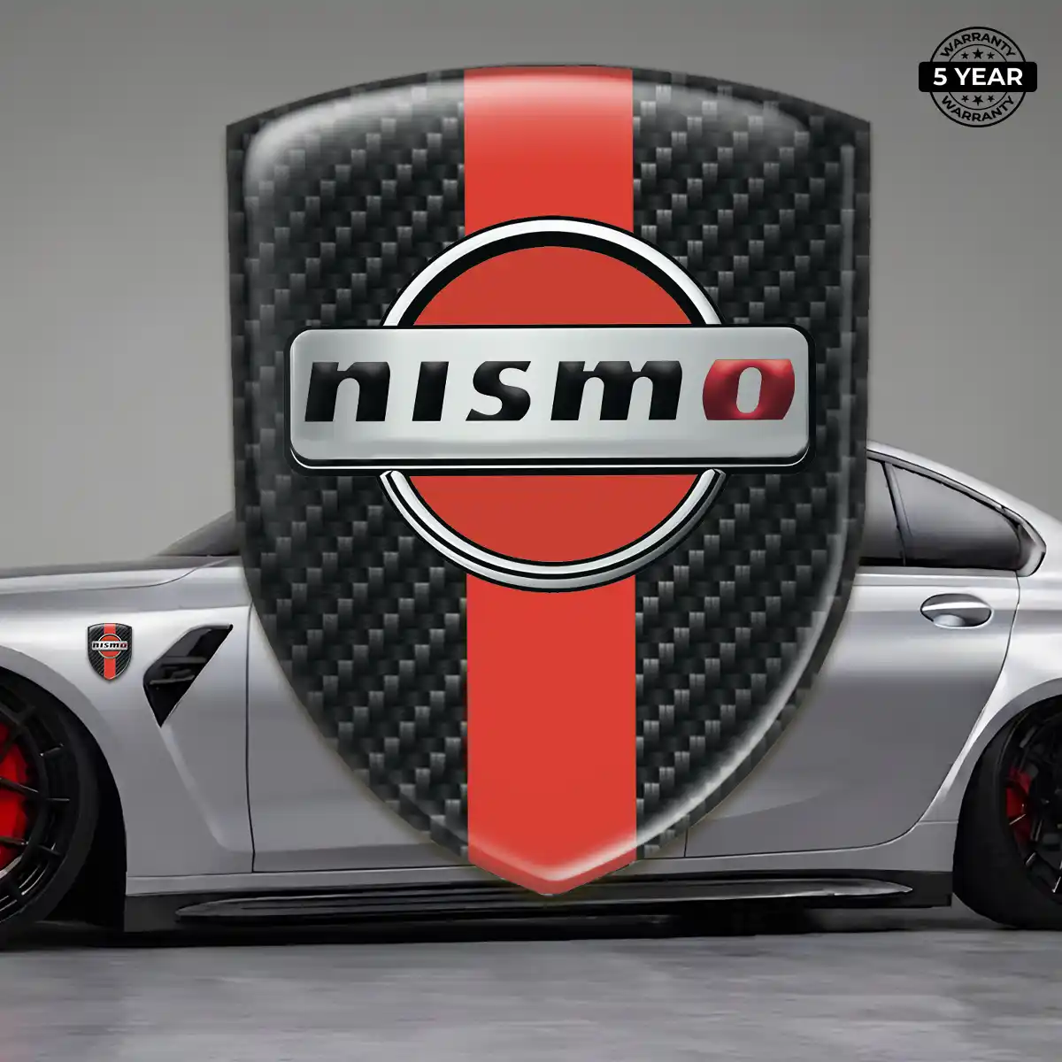Nissan Domed Logo Sticker Premium Dome