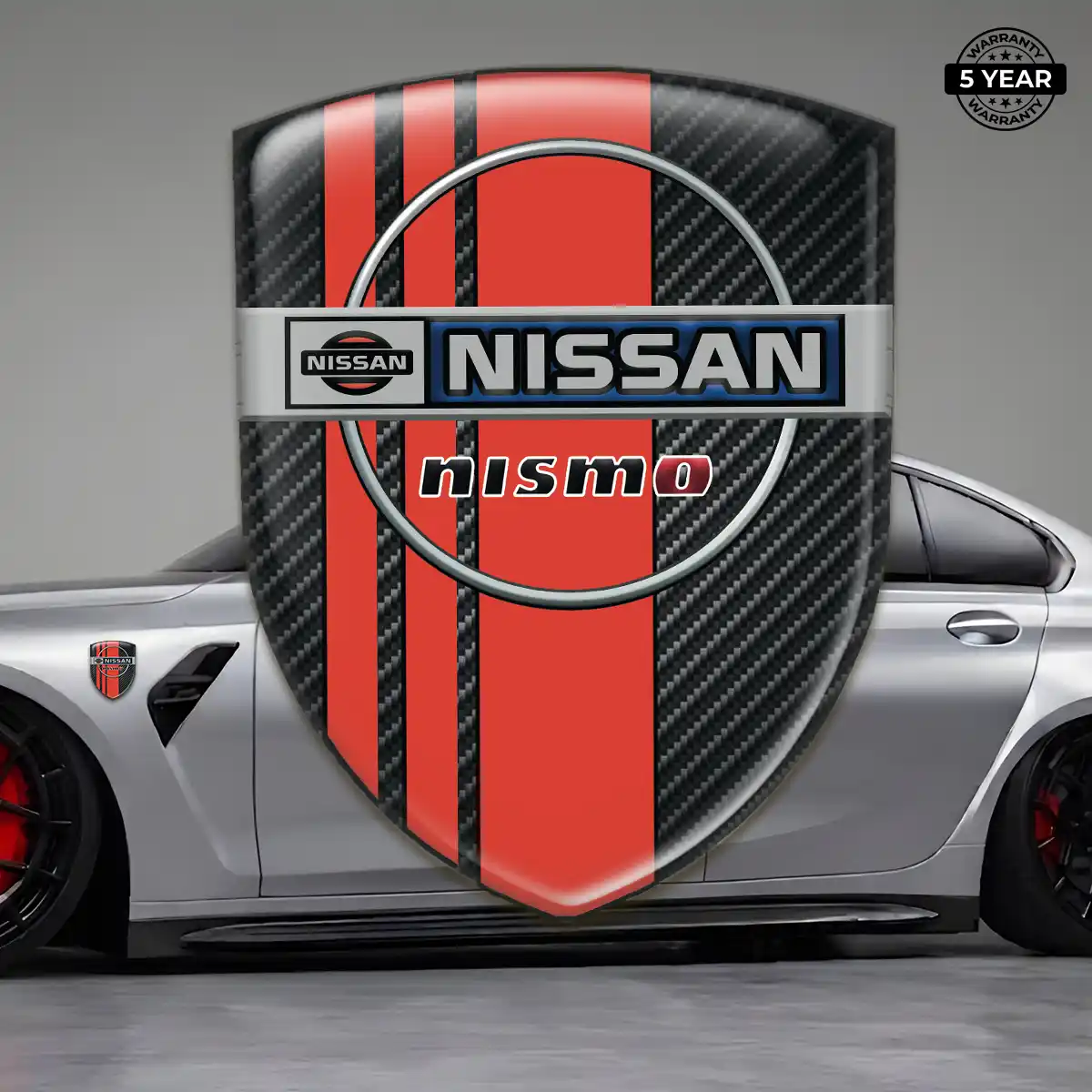Nissan Domed Logo Sticker Prime Quality