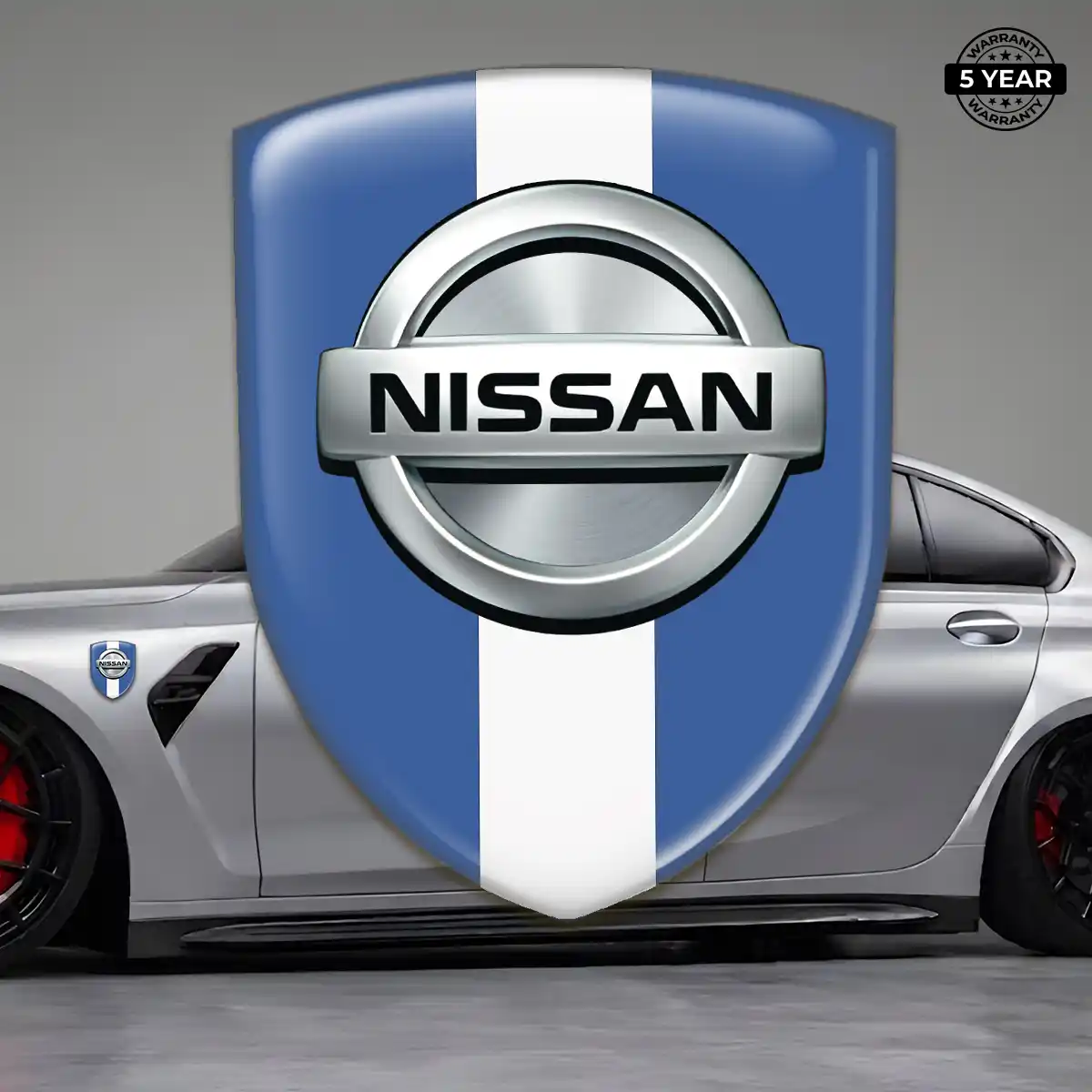 Nissan Domed Logo Sticker Resin Elite