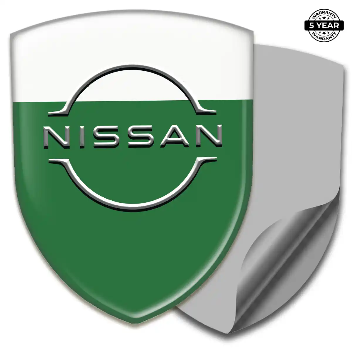 Nissan Domed Logo Sticker Resin Luxe