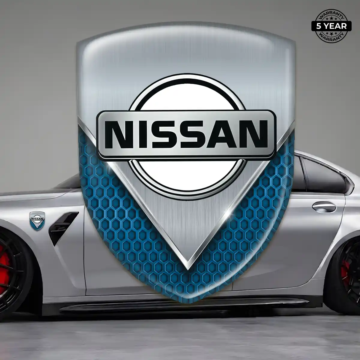 Nissan Domed Logo Sticker Signature Grade