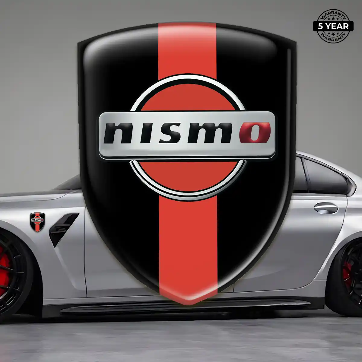 Nissan Domed Logo Sticker Street Tuning