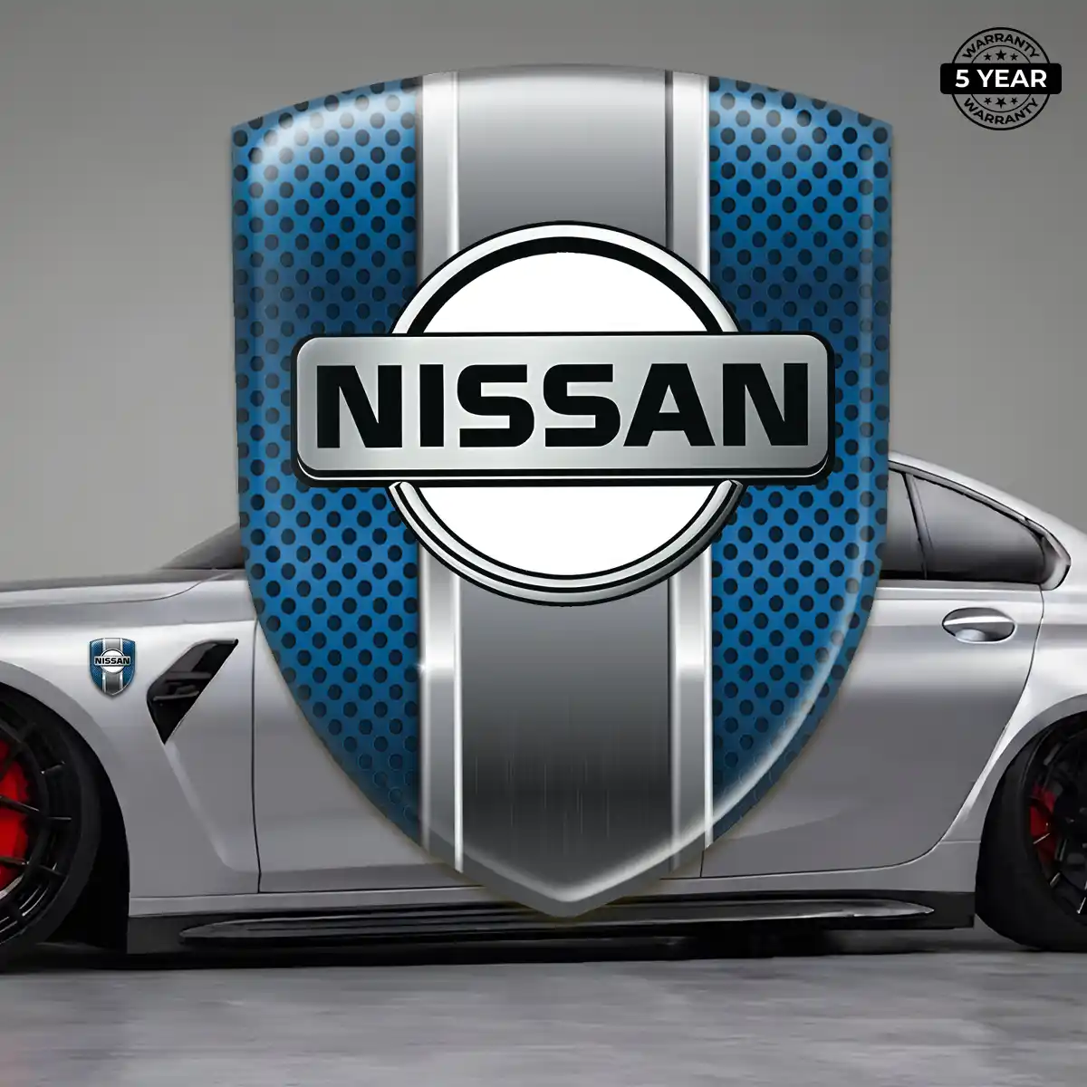 Nissan Domed Logo Sticker Superior Craft