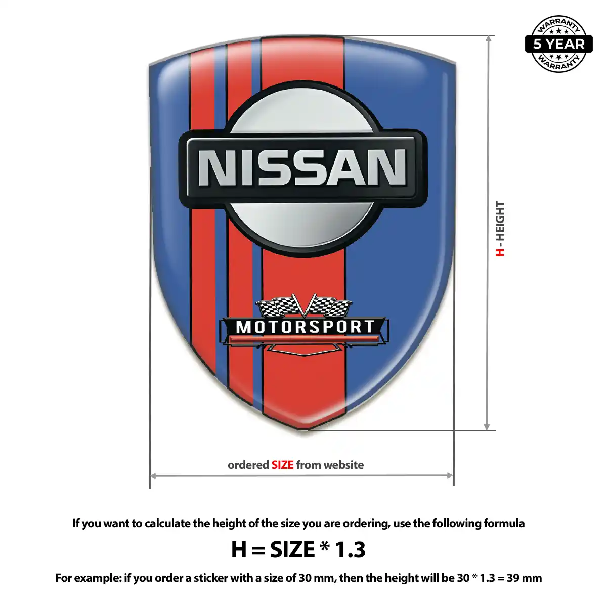 Nissan Emblem Badge Cabin Style