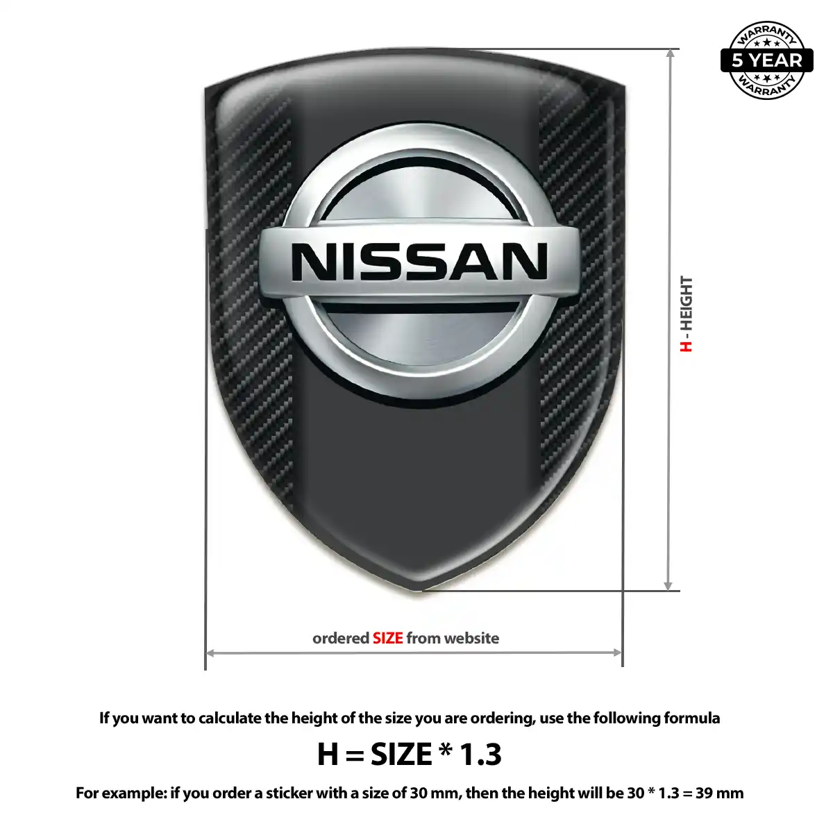 Nissan Emblem Badge Deluxe Edition