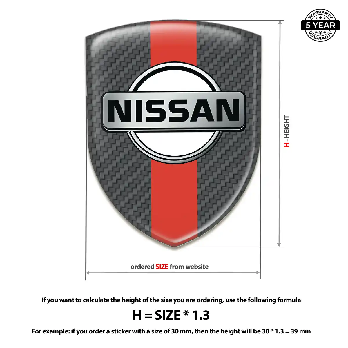 Nissan Emblem Badge Interior Luxe