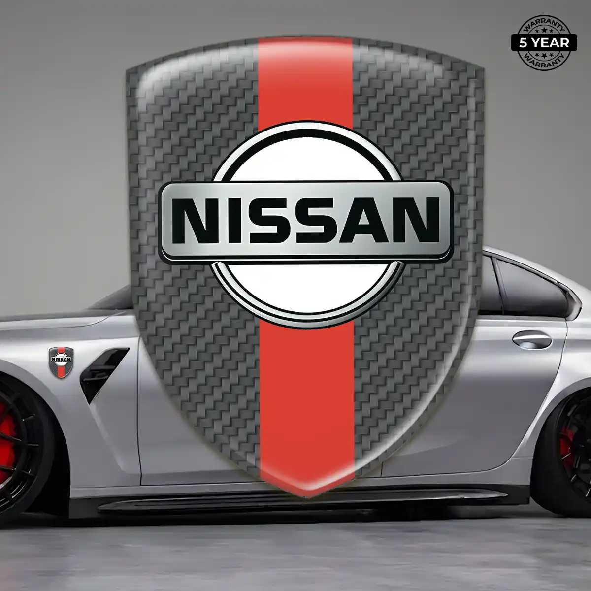 Nissan Emblem Badge Interior Luxe