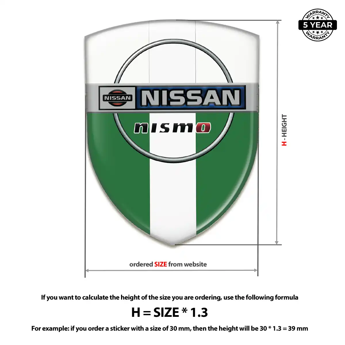 Nissan Emblem Badge Logo Cabin Style