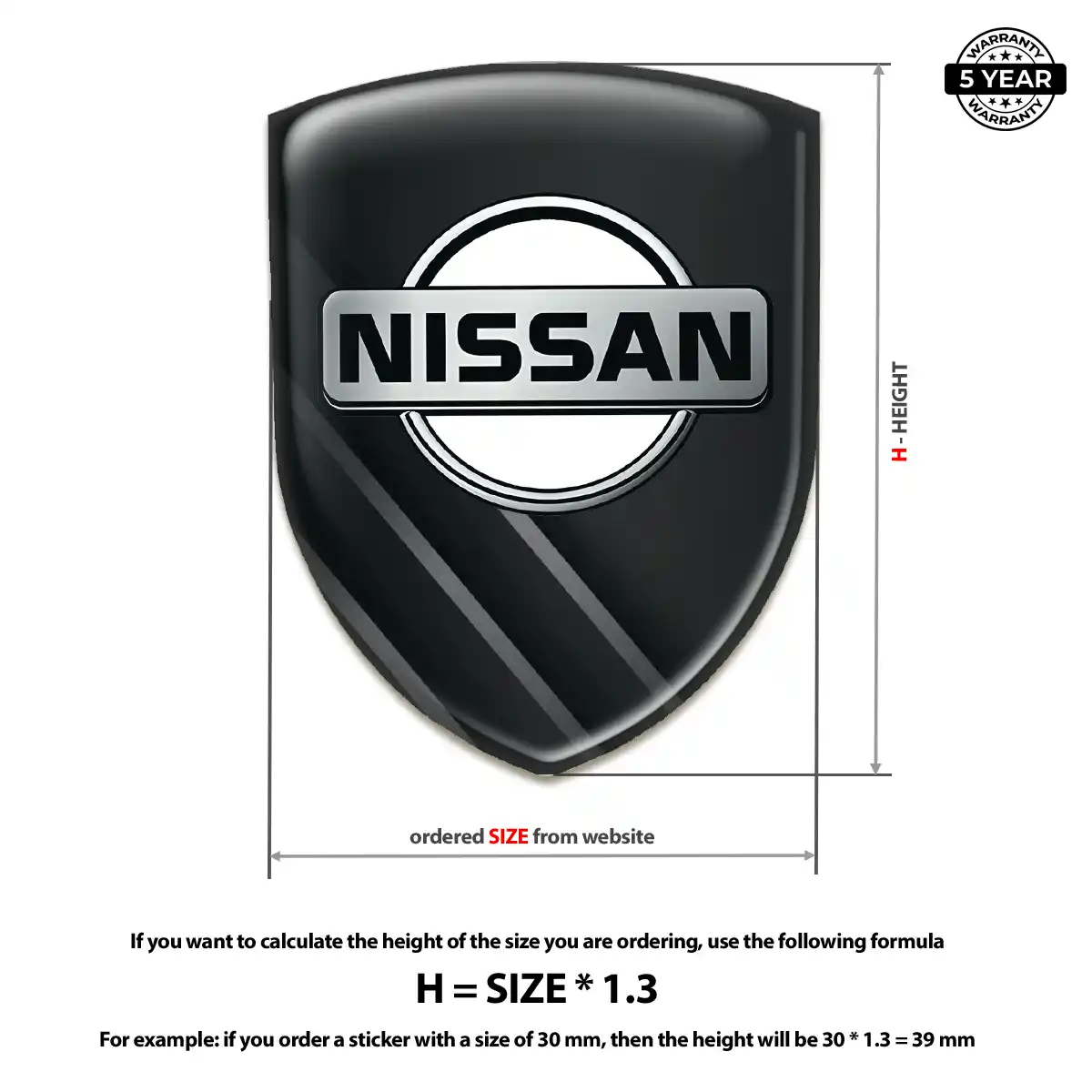 Nissan Emblem Badge Logo Deluxe Edition
