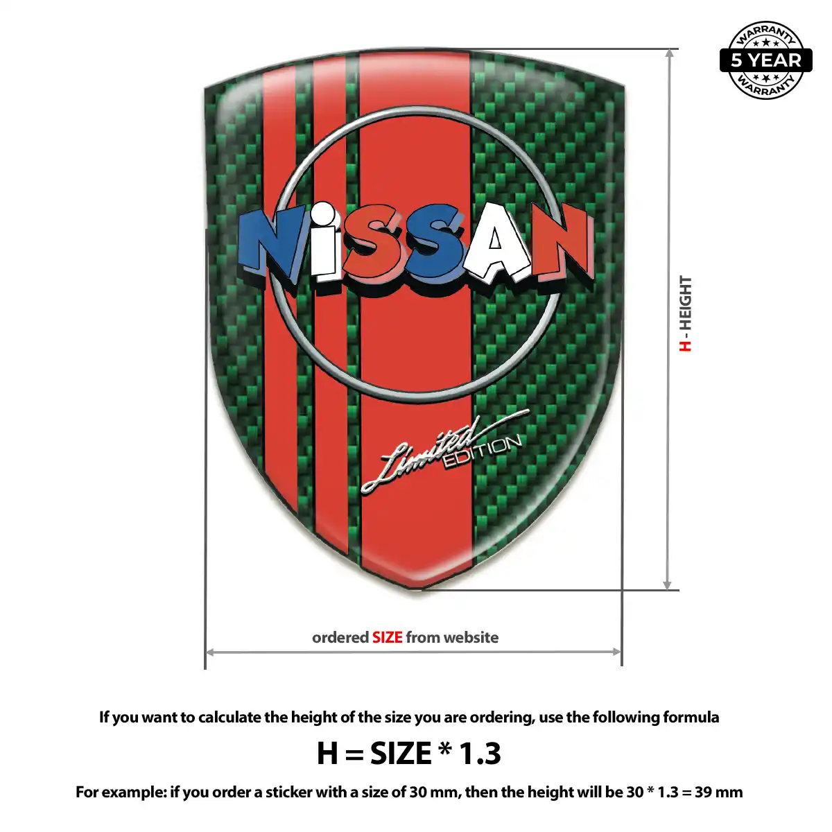 Nissan Emblem Badge Logo Elite Edition
