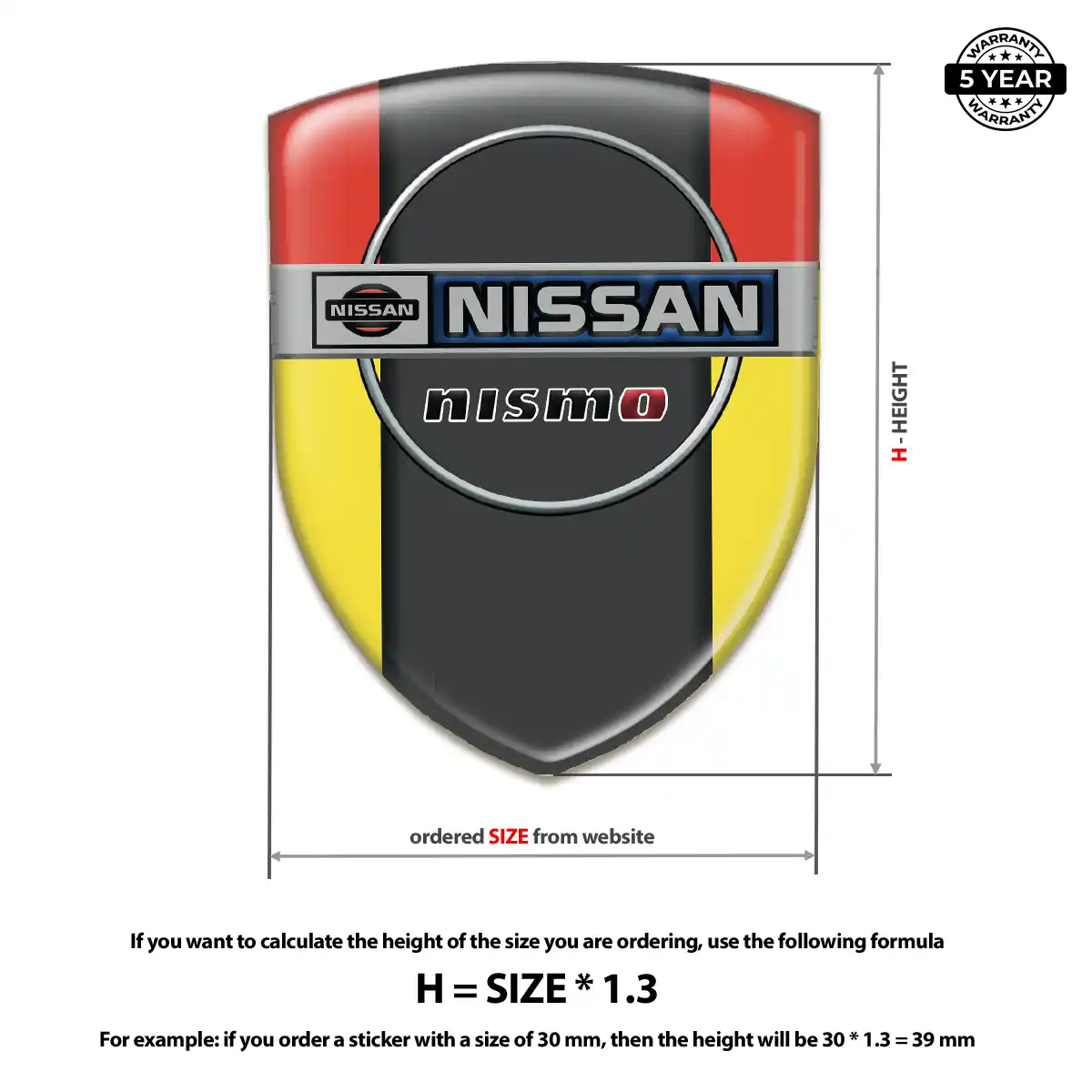 Nissan Emblem Badge Logo Exterior Luxe