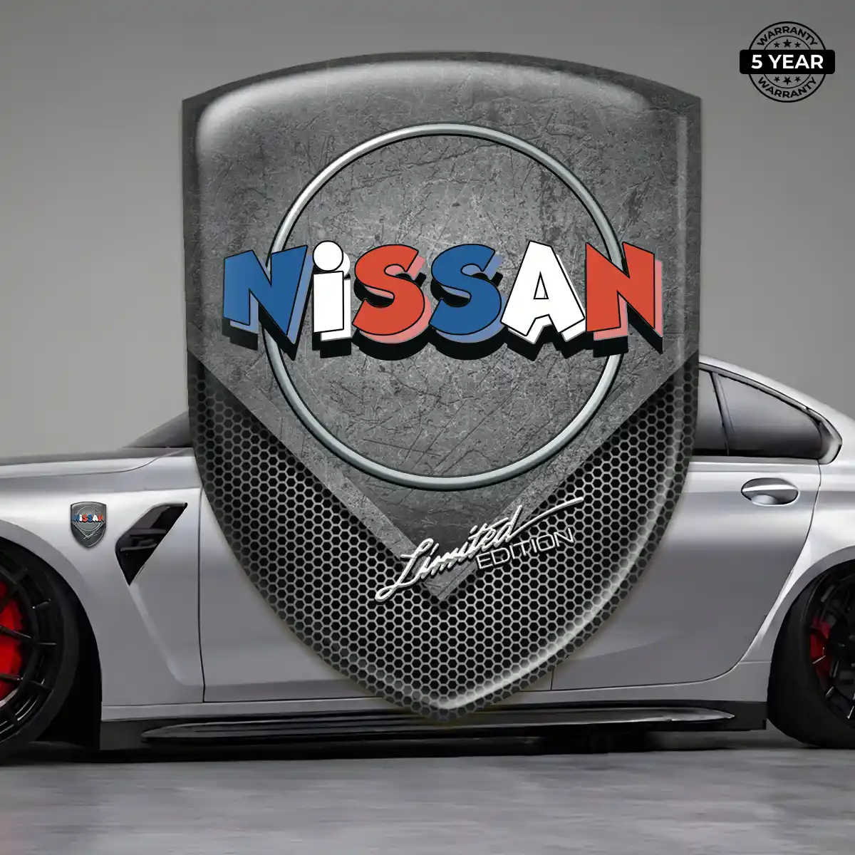 Nissan Emblem Badge Logo Interior Elegance