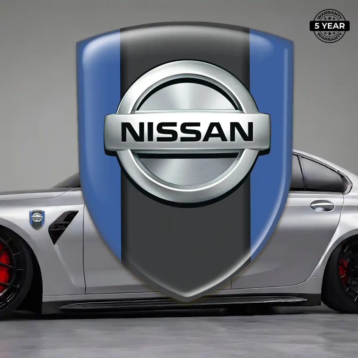 Nissan Emblem Badge Logo Outer Style