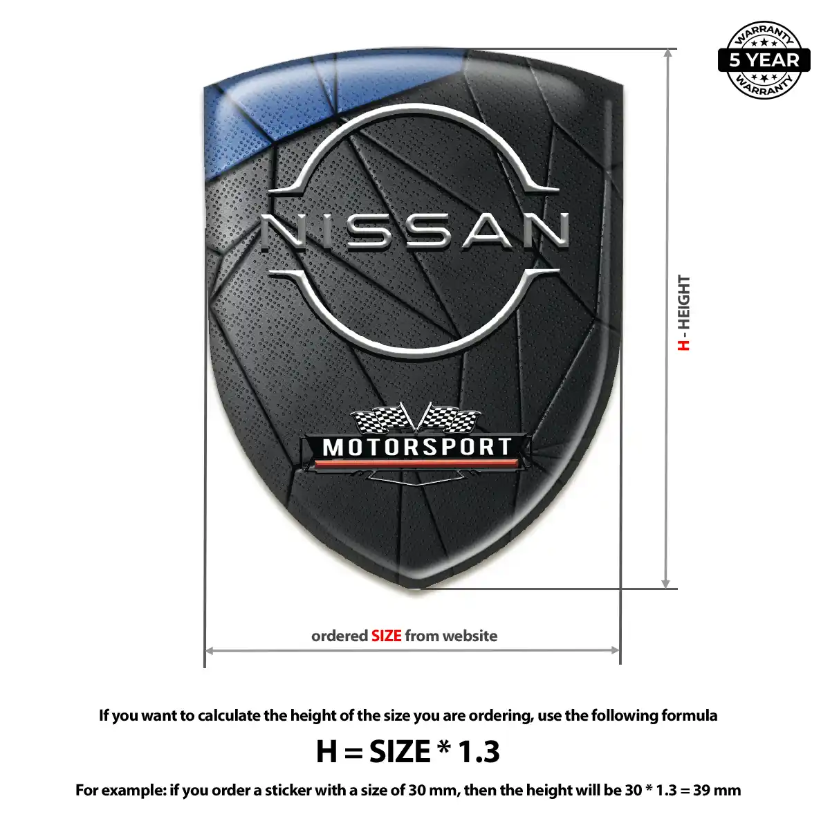 Nissan Emblem Badge Logo Performance Style