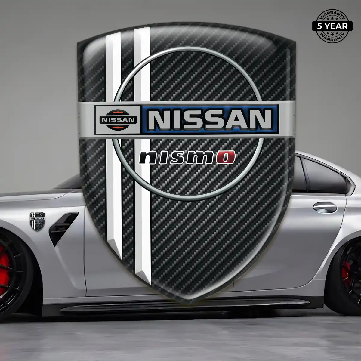 Nissan Emblem Badge Logo Premium Dome