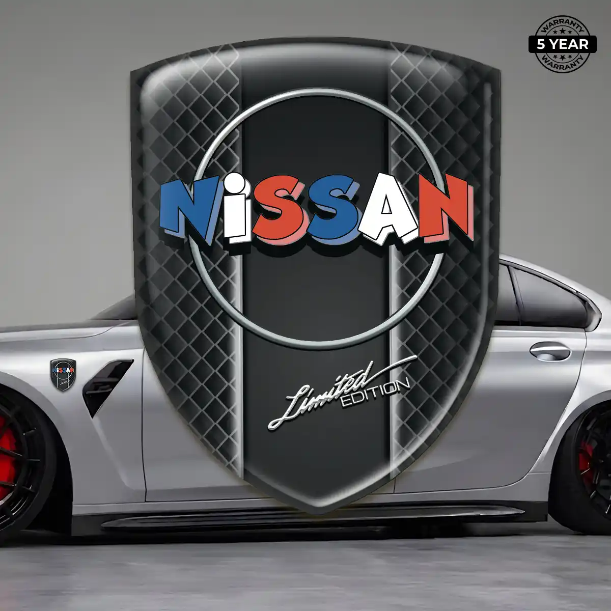 Nissan Emblem Badge Logo Prestige Line