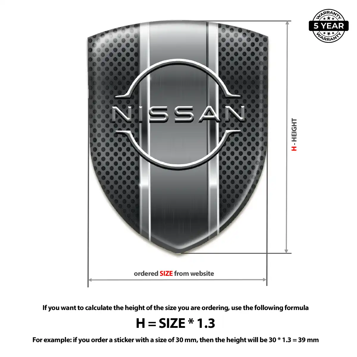 Nissan Emblem Badge Logo Prime Quality
