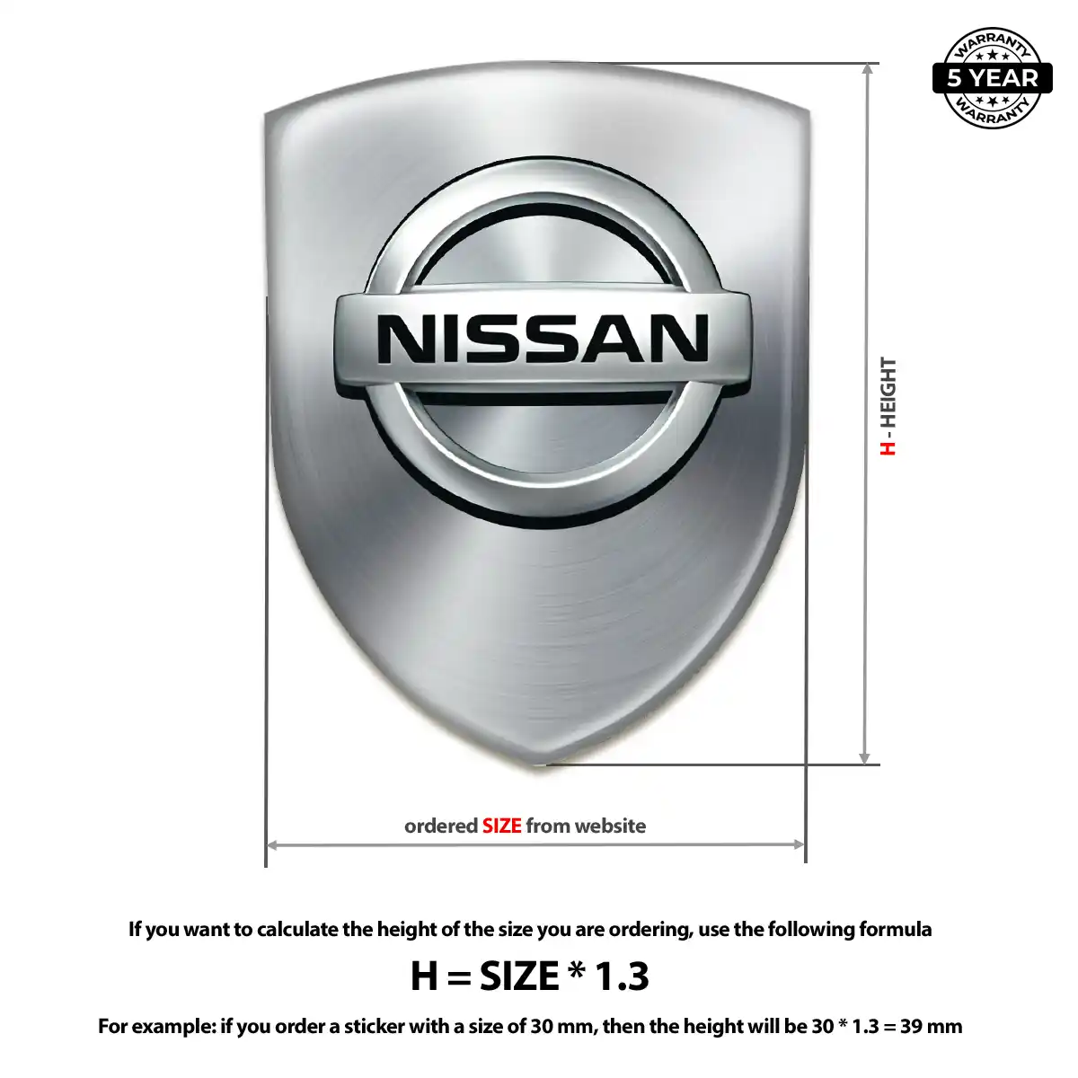 Nissan Emblem Badge Logo Refined Design