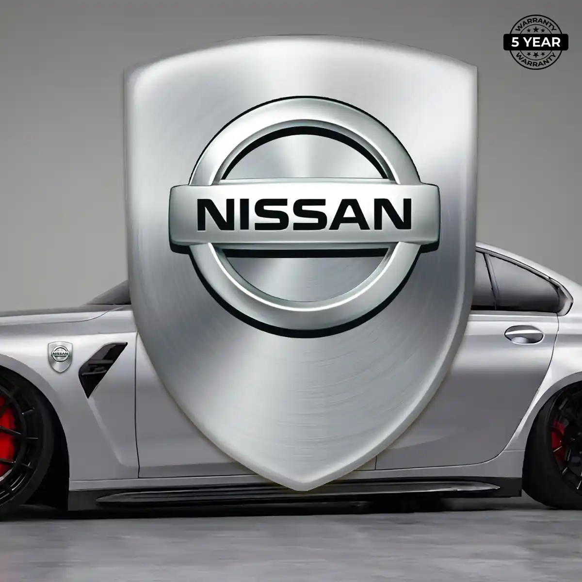 Nissan Emblem Badge Logo Refined Design