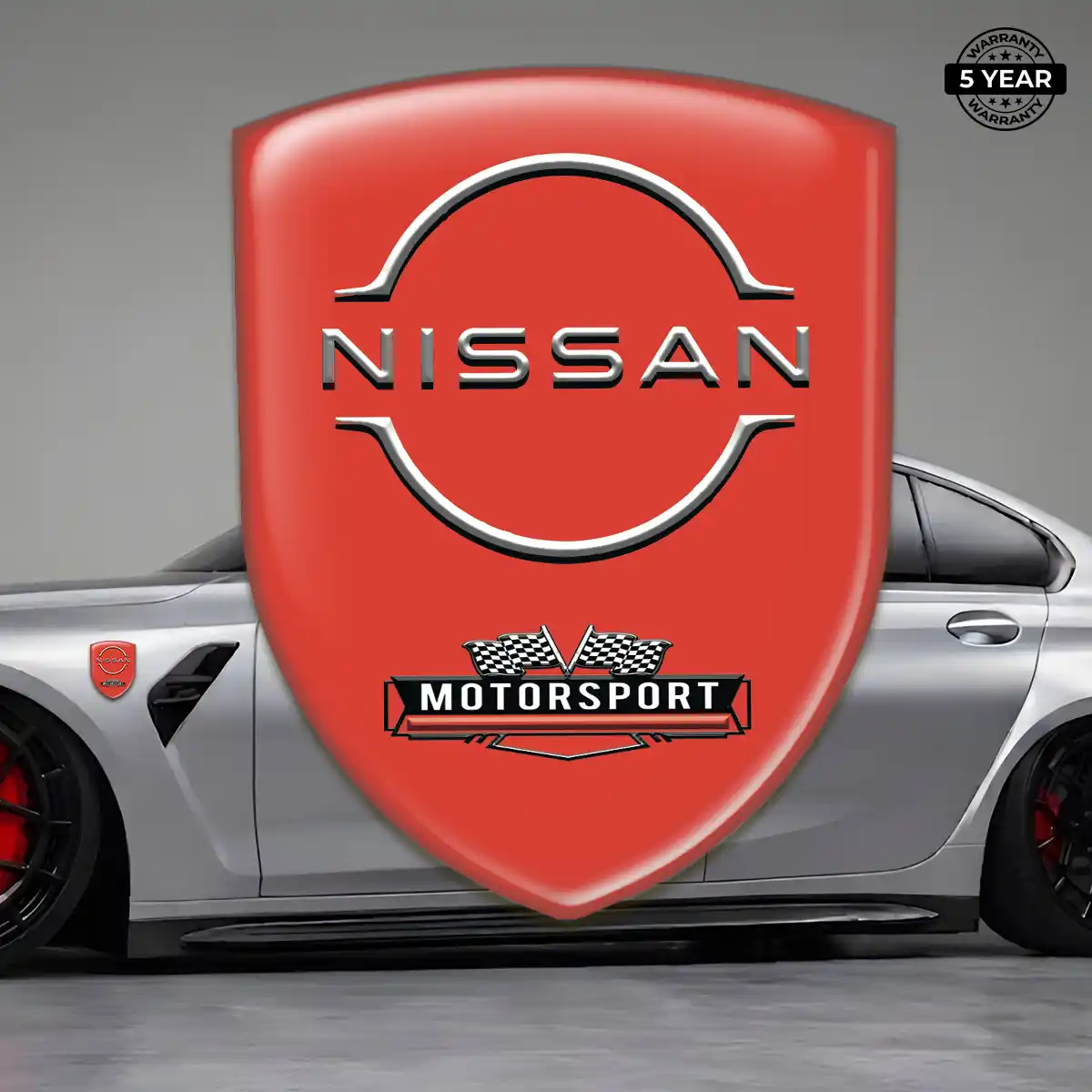 Nissan Emblem Badge Logo Sleek Style