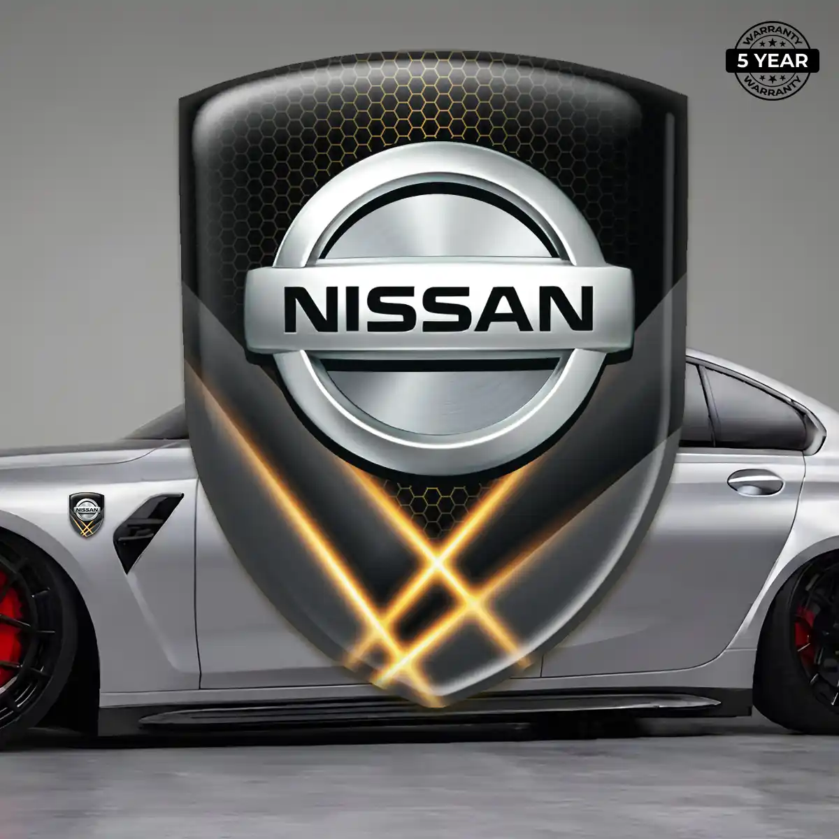 Nissan Emblem Badge Logo Street Tuning