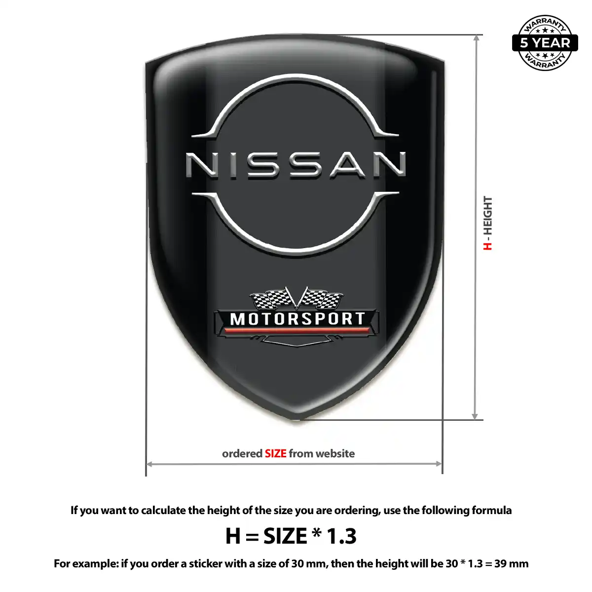 Nissan Emblem Badge Logo Superior Craft