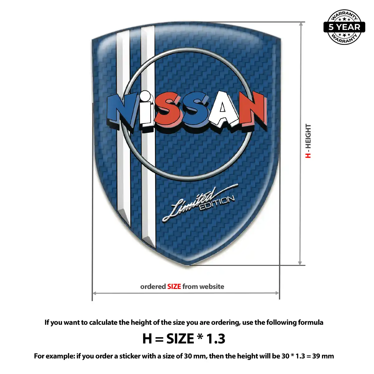 Nissan Emblem Badge Noble Edition