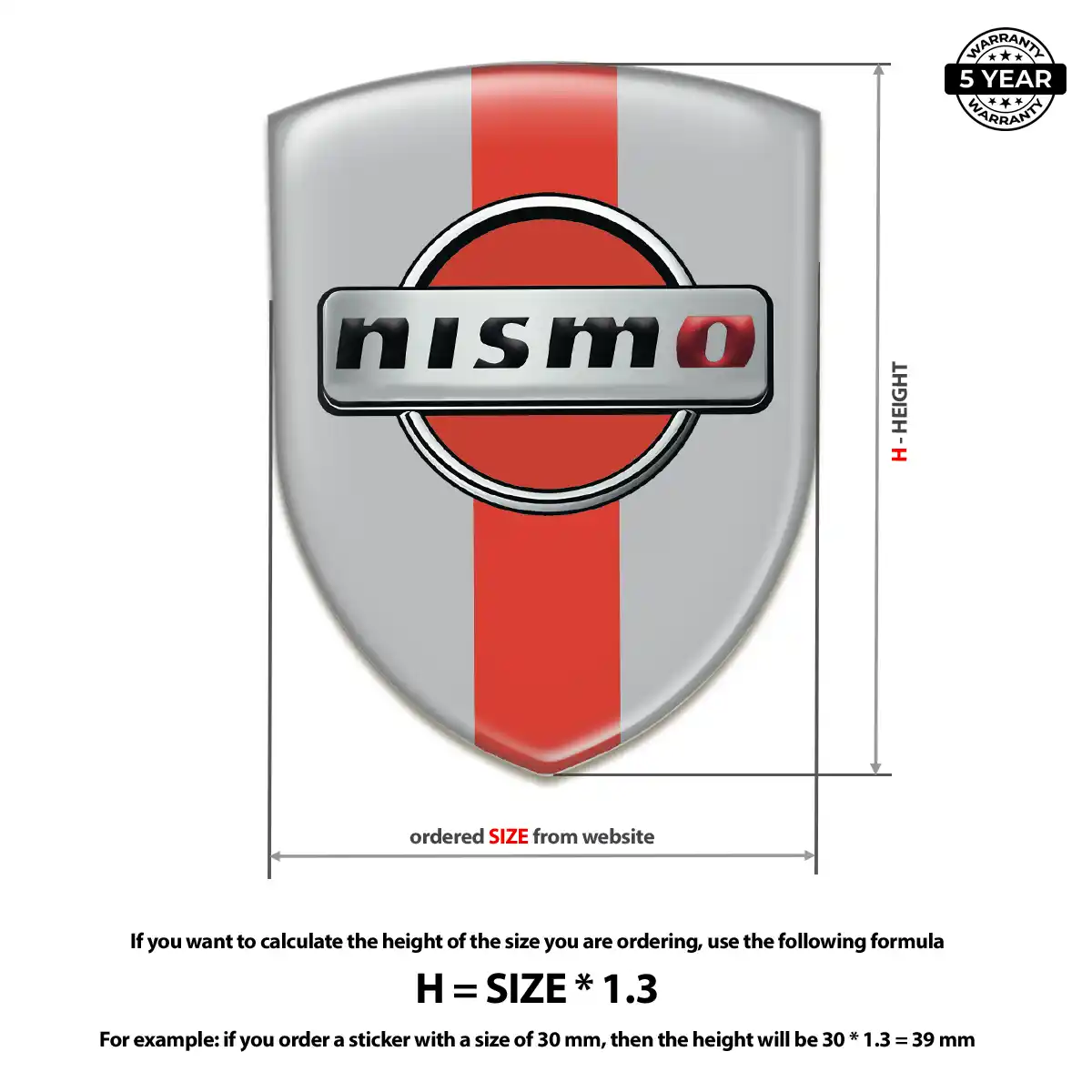 Nissan Emblem Badge Performance Style