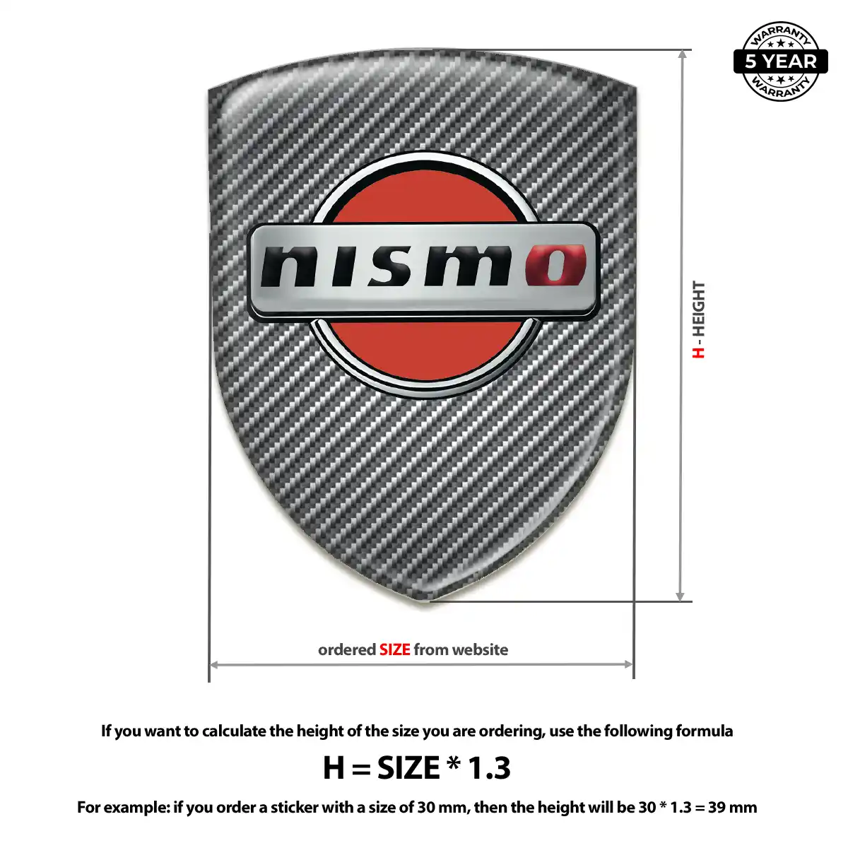 Nissan Emblem Badge Resin Elite