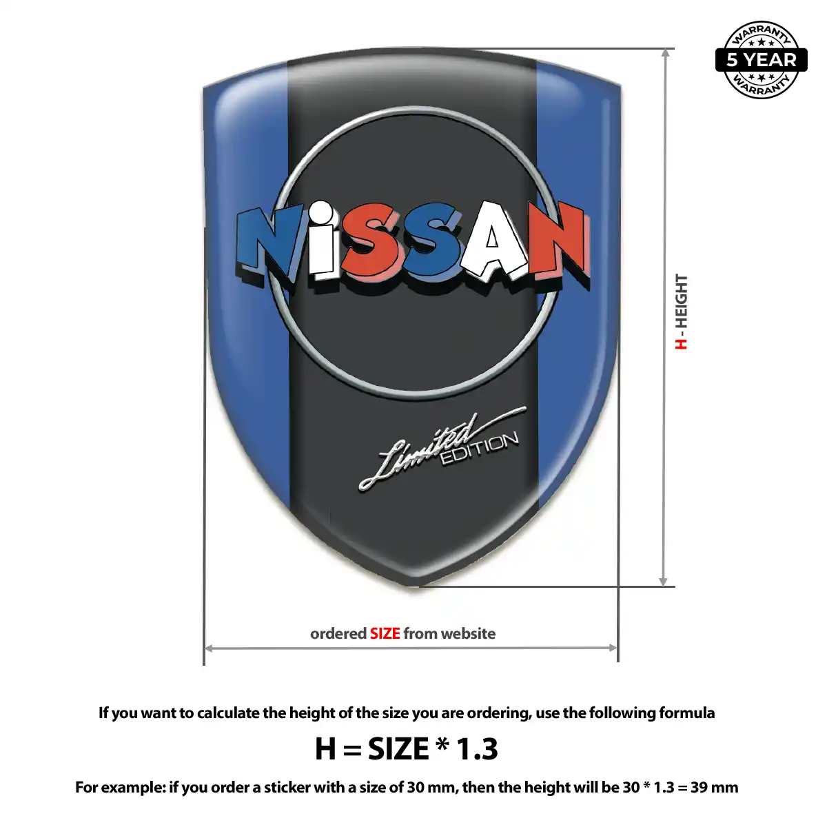 Nissan Emblem Badge Resin Luxe