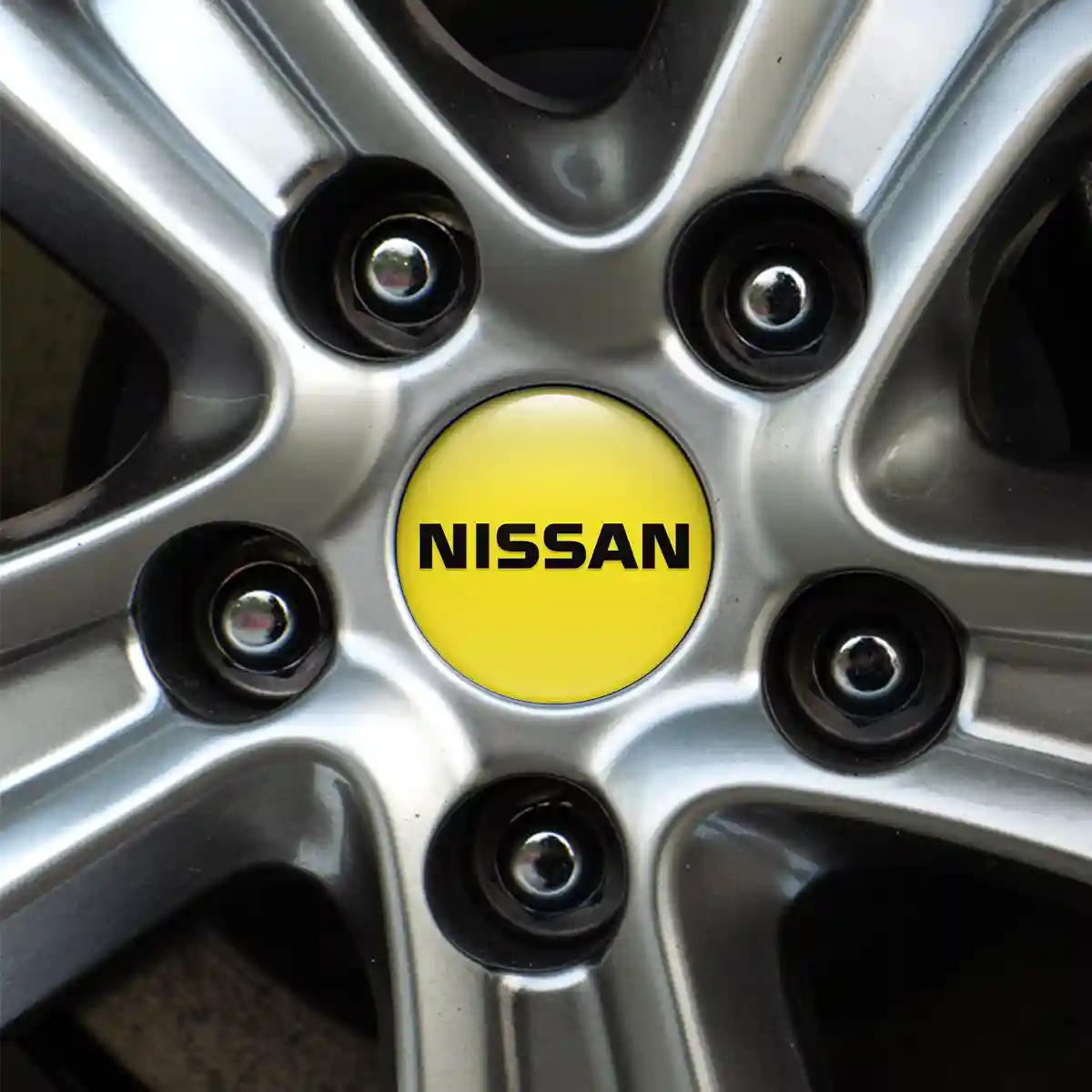 Nissan Emblem Badge Self-Adhesive Refined Design